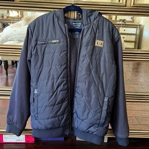 Nukutavake Navy blue boys jacket size 14